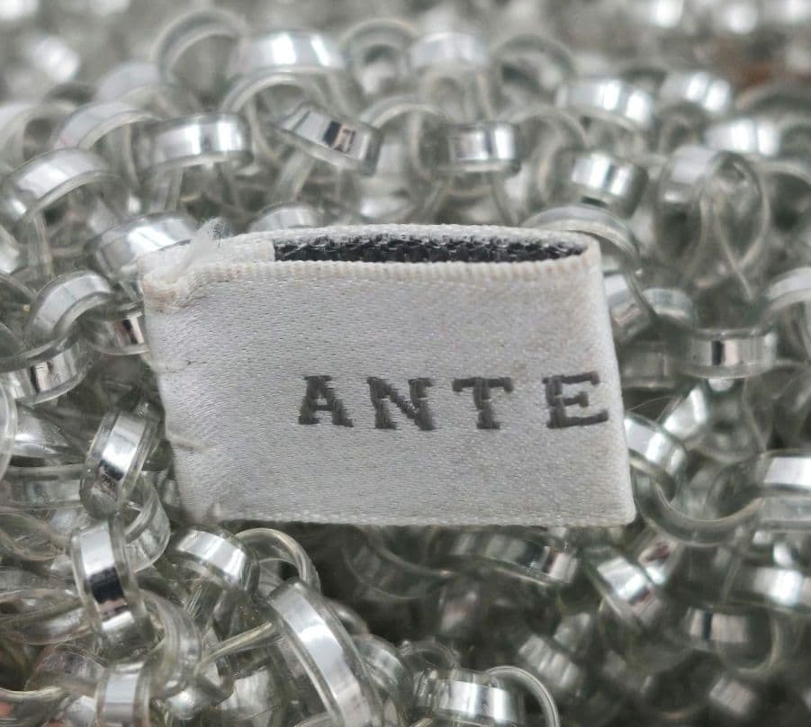 【美品 高級◎】アンテプリマ パーティーバッグ A4 肩掛け シルバー スクエア