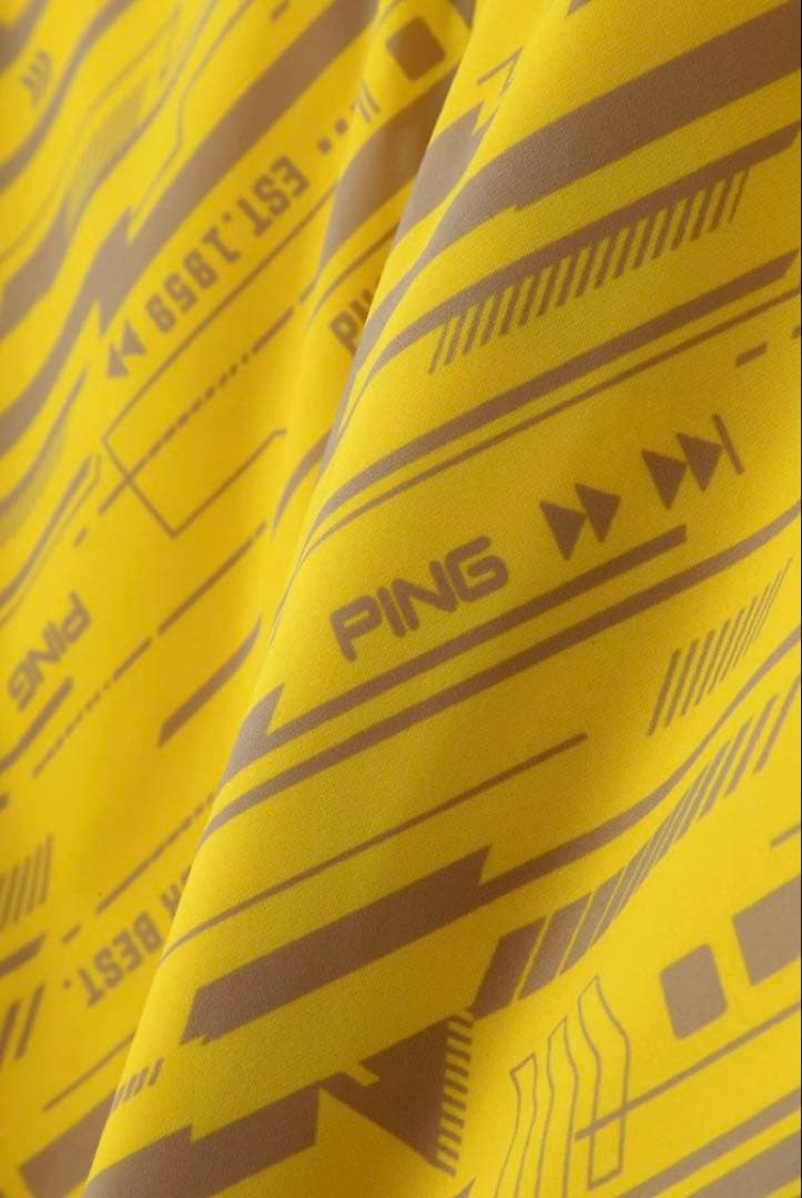 L ☆新品☆ PING 撥水 フルジップブルゾン ゴルフ　レディース　イエロー