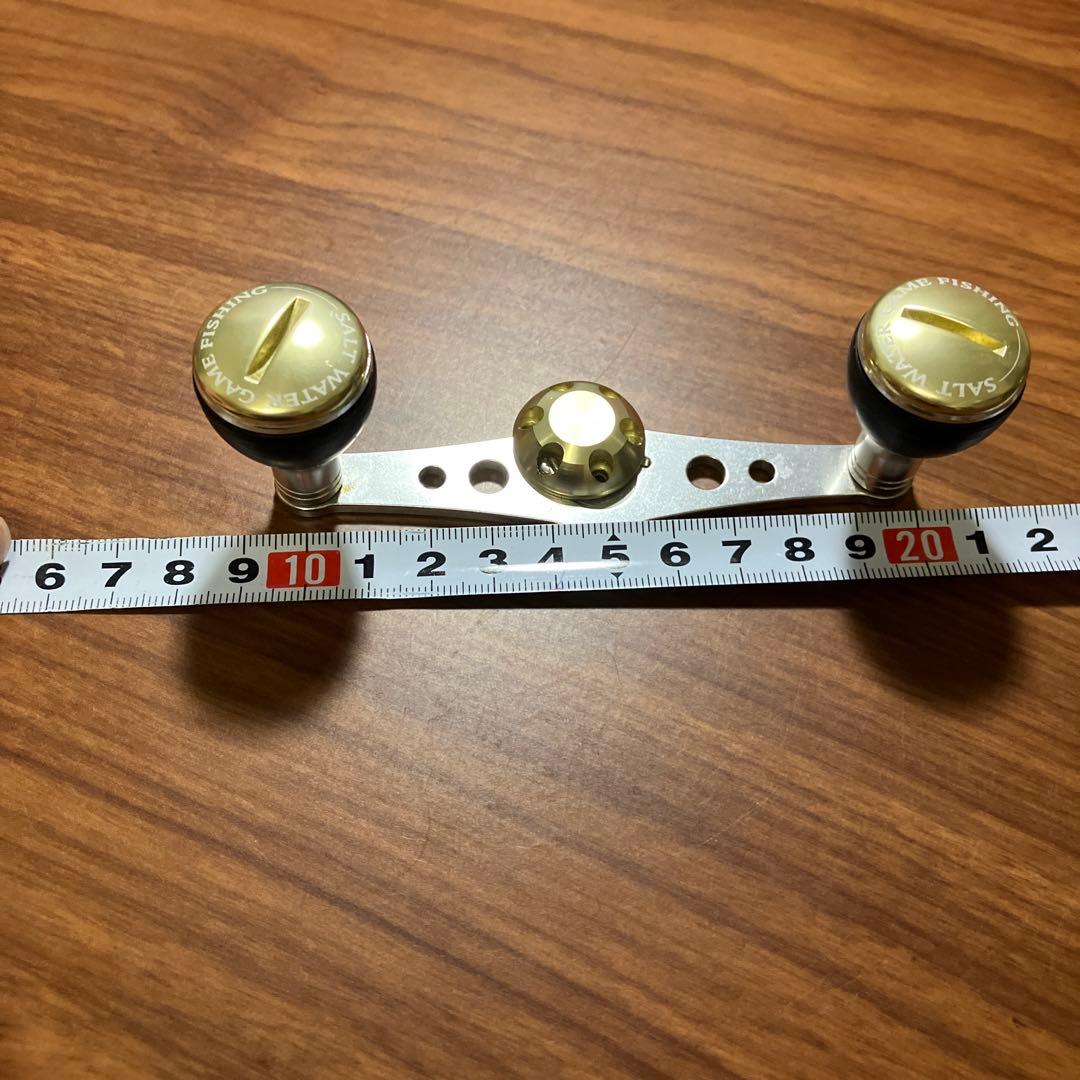 美品　SOM 7×4 シマノ用　AC25V ベイト用　ダブルハンドル