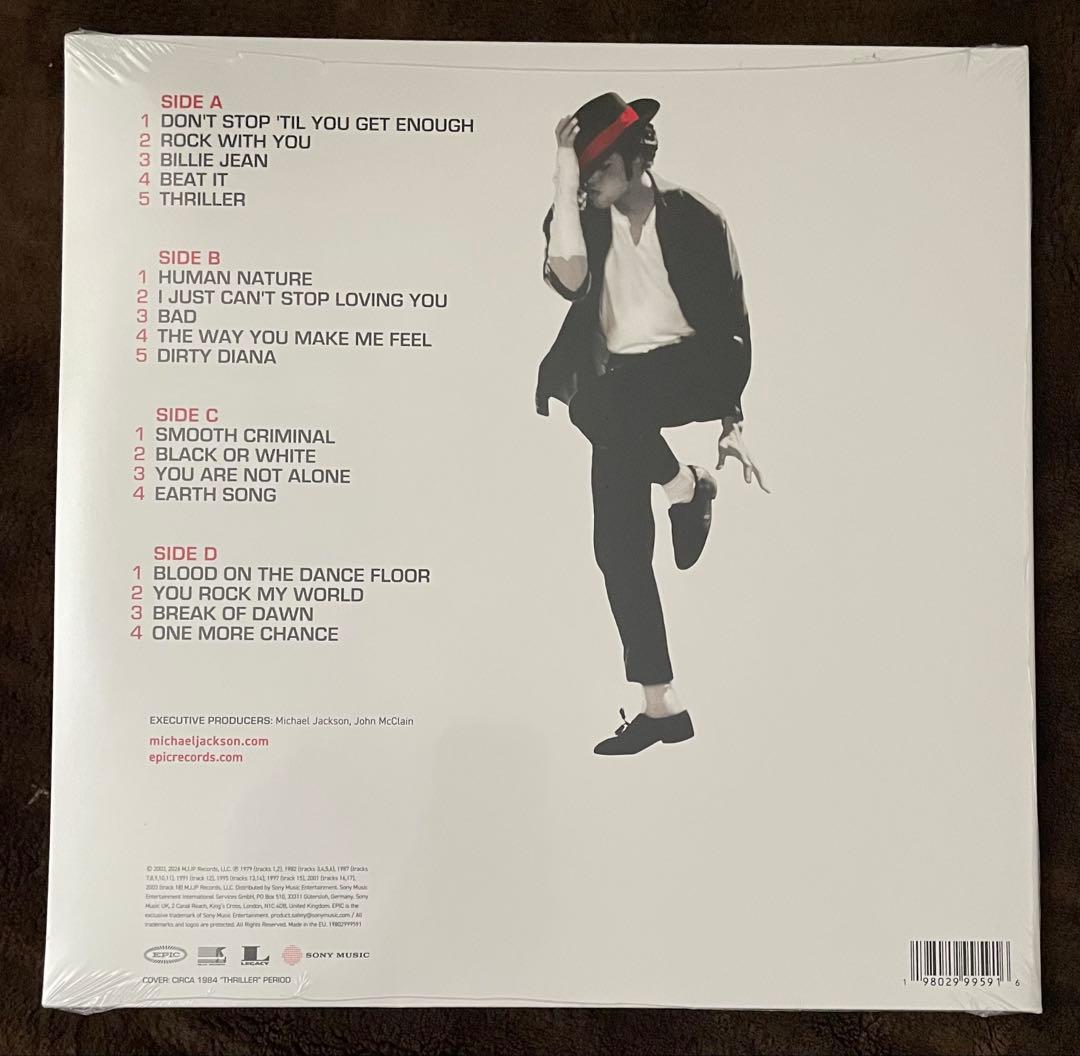 マイケル・ジャクソン『NUMBER ONES』※完全限定品レコード盤RED