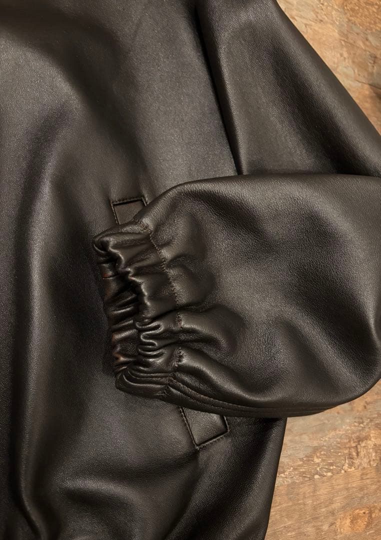 ジャケット・アウター 25SS ssstein LEATHER ZIP SHORT JACKET S