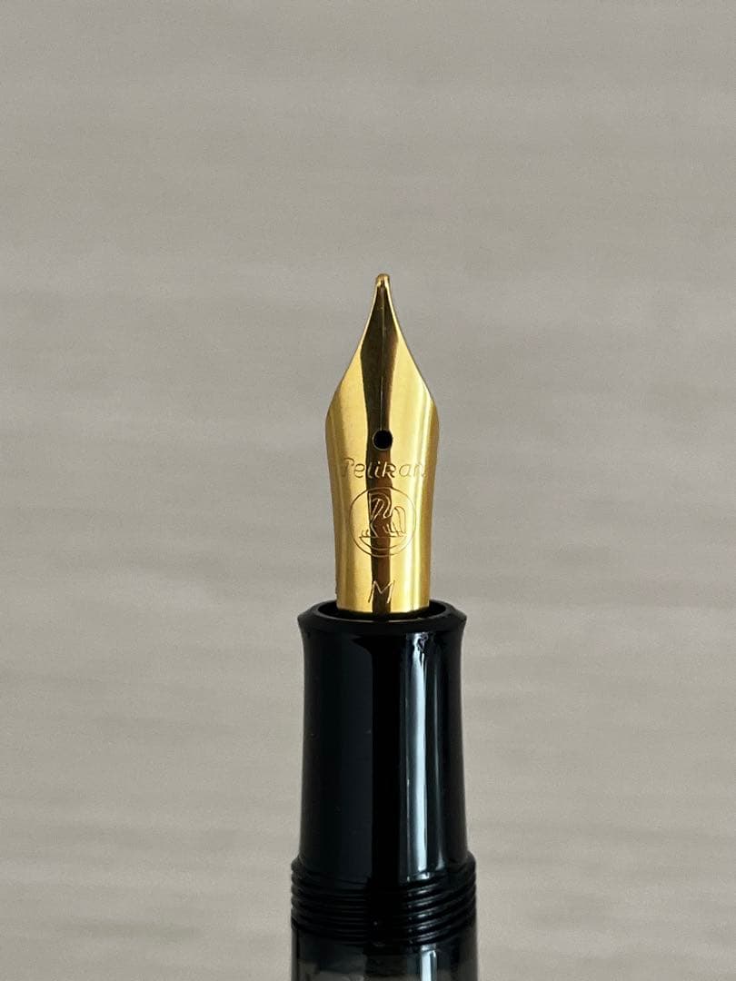 ☆値下げ☆ペリカン マーブルグリーン万年筆＆ボールペンセット 箱入りインク付き