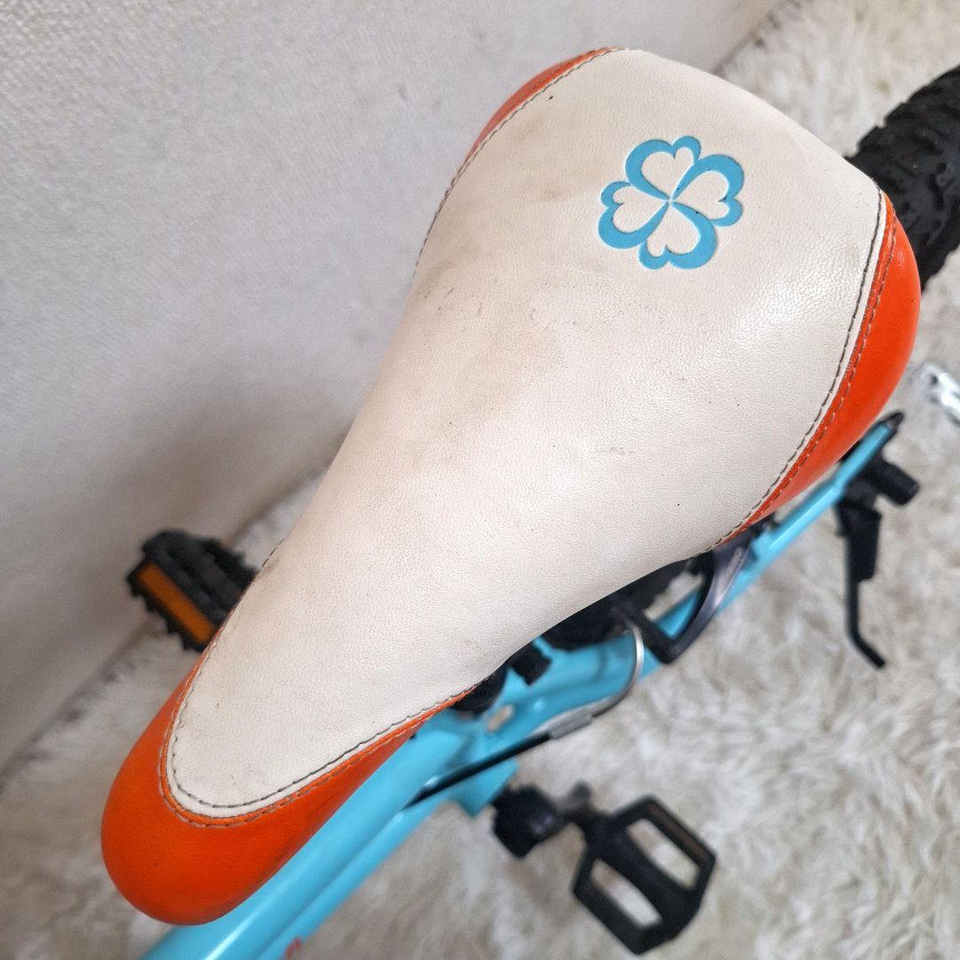 【美品】ヨツバサイクル 16サイズ キッズバイク 補助輪付き