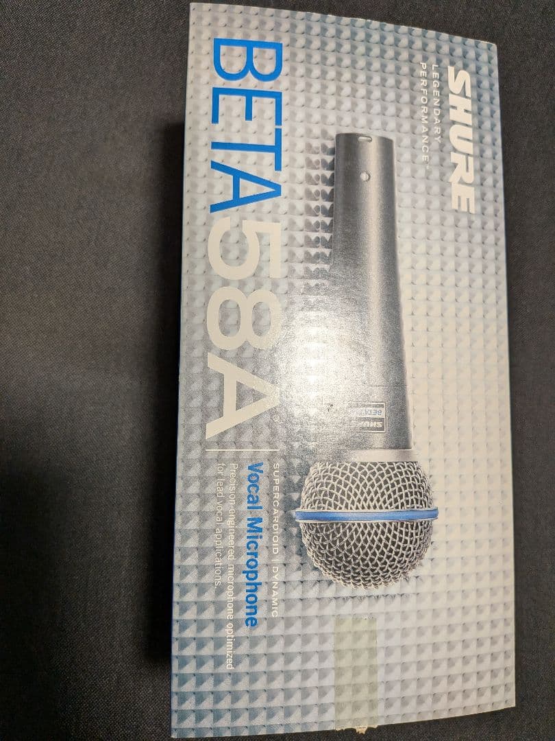 【正規品】SHURE BETA 58Aダイナミックマイク&コネクタケーブルセット