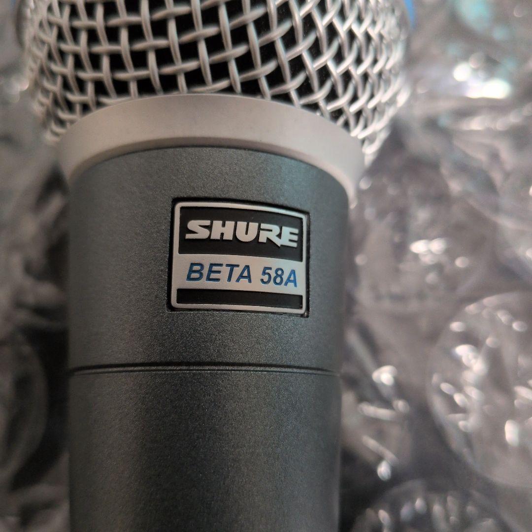 【正規品】SHURE BETA 58Aダイナミックマイク&コネクタケーブルセット