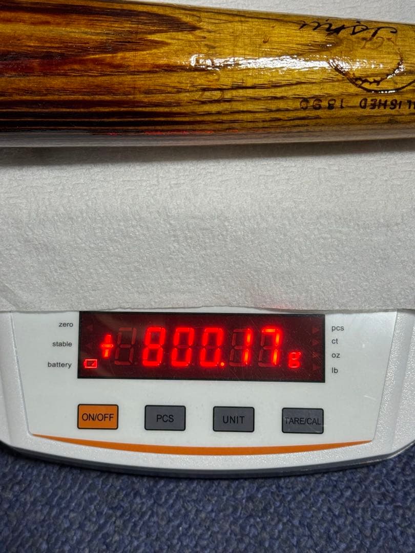 希少品ジュン・イシイ製硬式用圧縮バッ ト 王貞治直筆サインバット