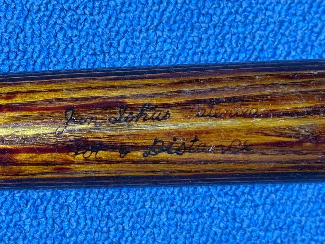 希少品ジュン・イシイ製硬式用圧縮バッ ト 王貞治直筆サインバット