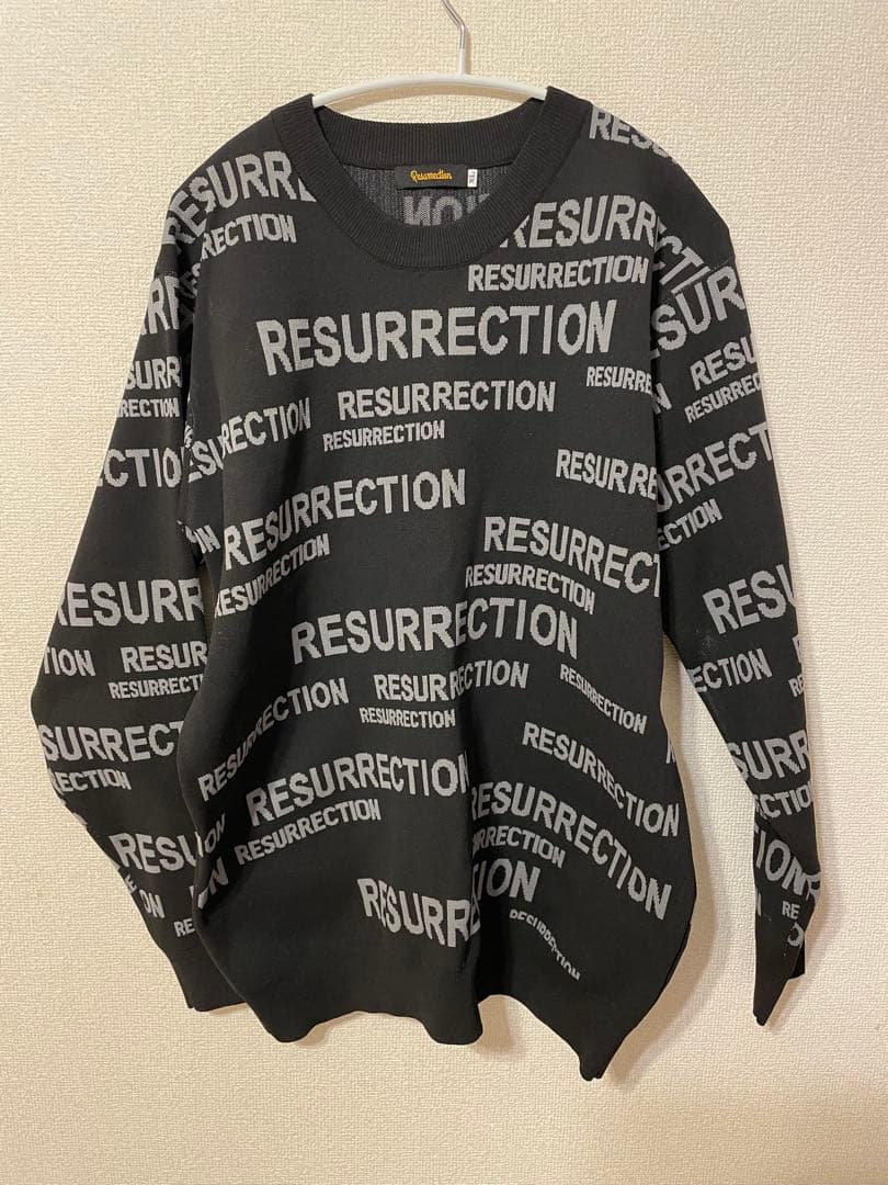 RESURRECTION GOLFメンズロゴセーター