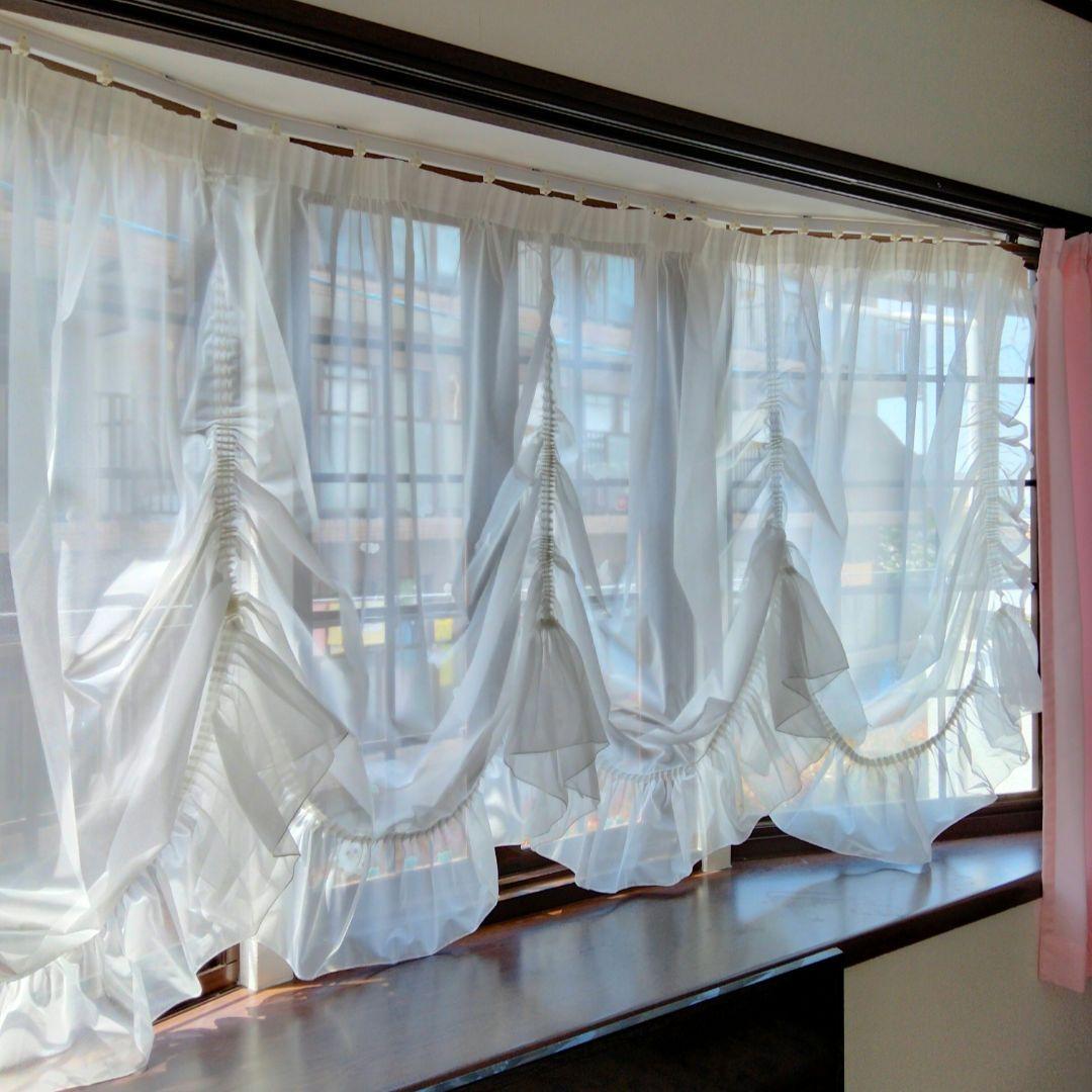 バルーンレースカーテン