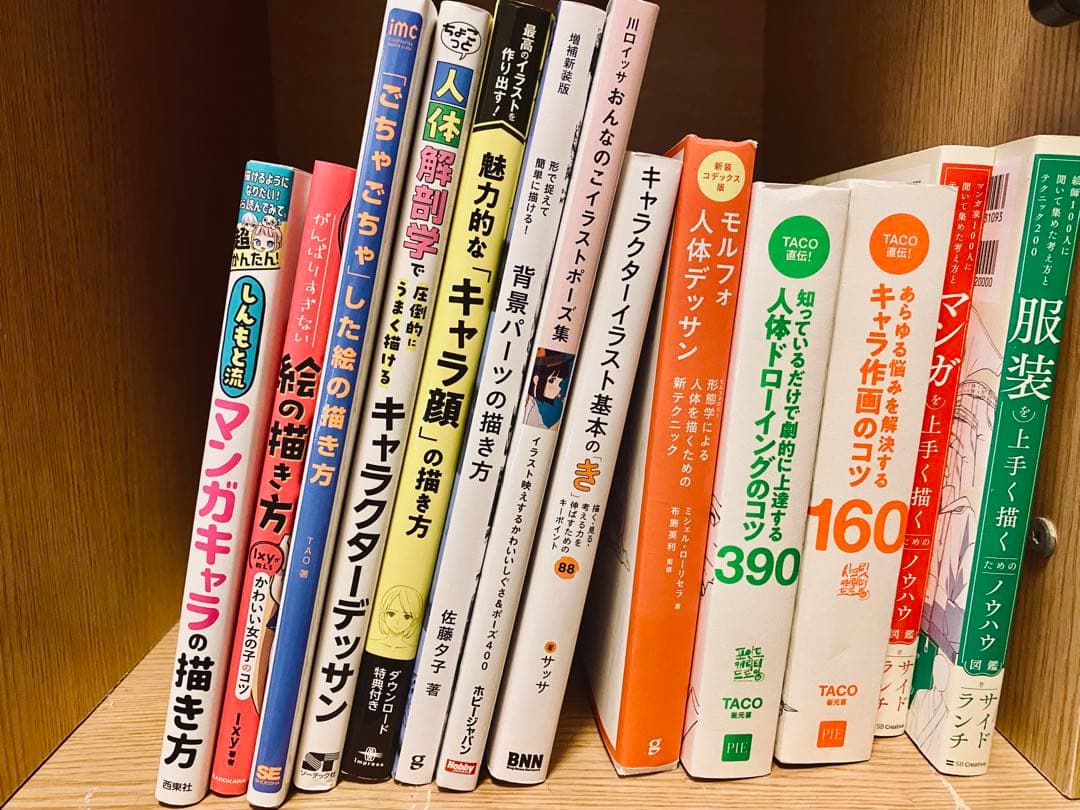 キャラクター描き方参考書セット