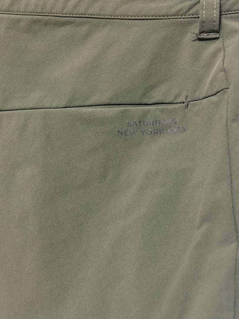 【美品】サタデーズ ニューヨーク CORDURA ナイロン ストレッチ パンツ