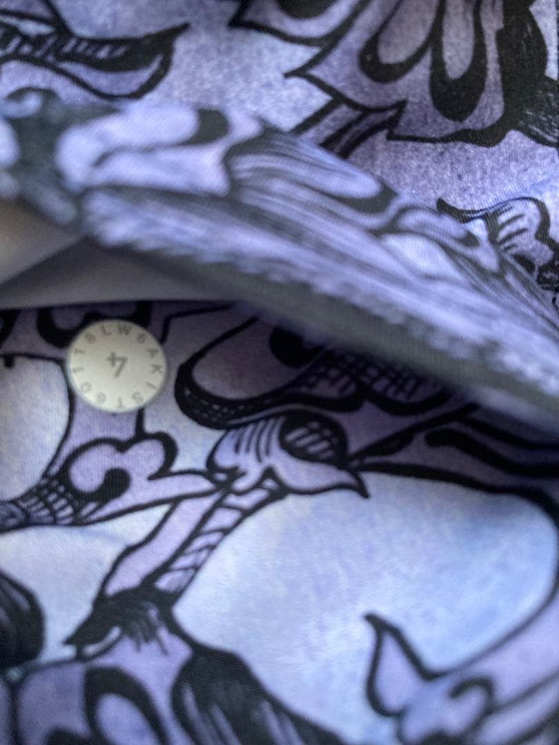 ルルレモン　花柄ストレッチレギンス2点セット