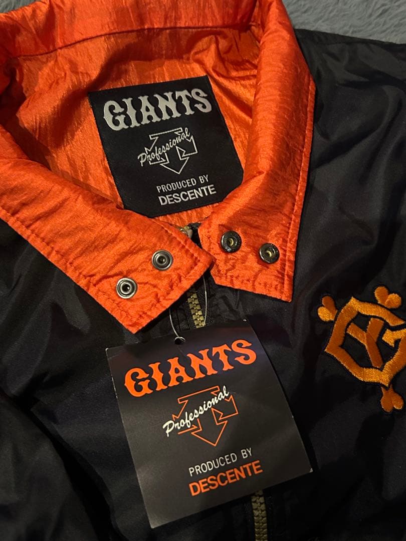 GIANTS ジャケット ブラック/オレンジ サイン入り