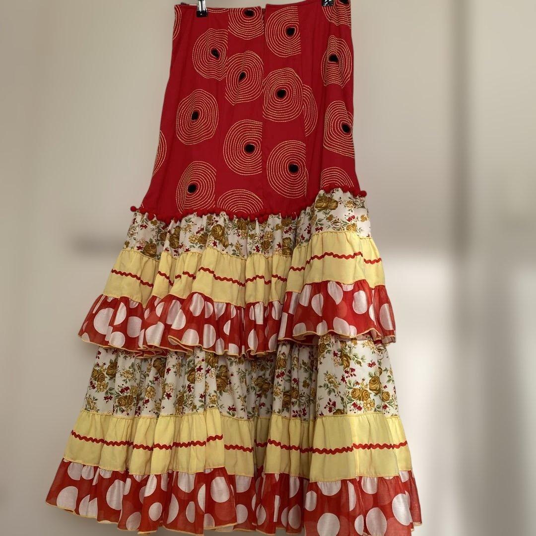 SONIA JOHNES フラメンコスカート XL