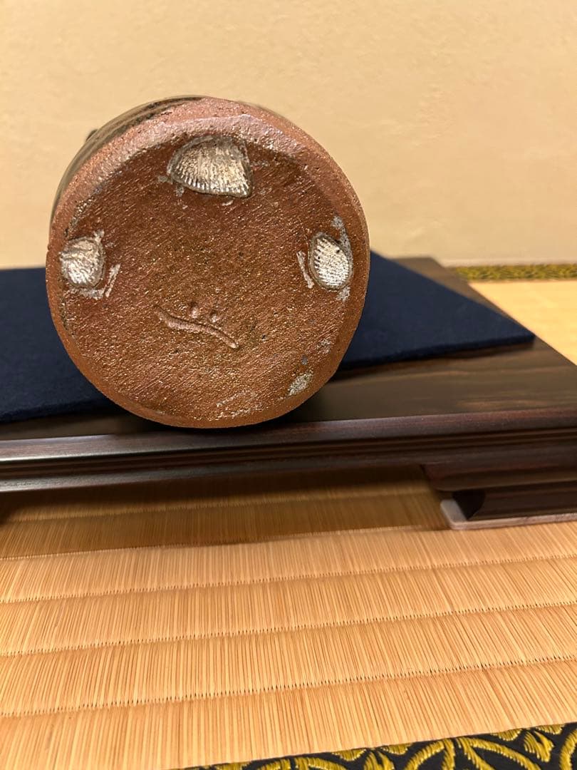 蓮見重義作　朝鮮唐津花入