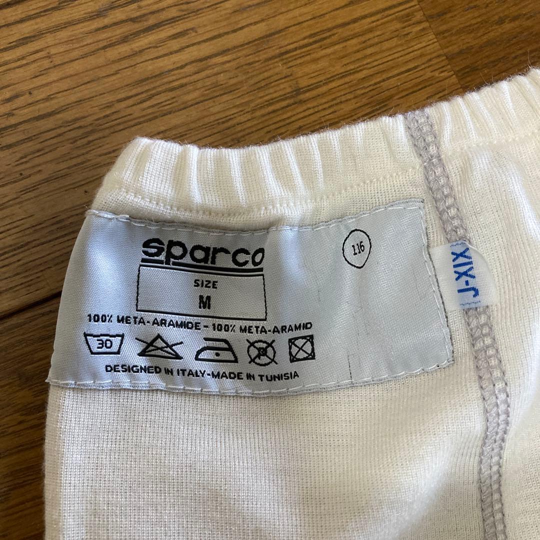 Sparco スパルコ レーシングアンダーウェア 上下セット　クリーム色