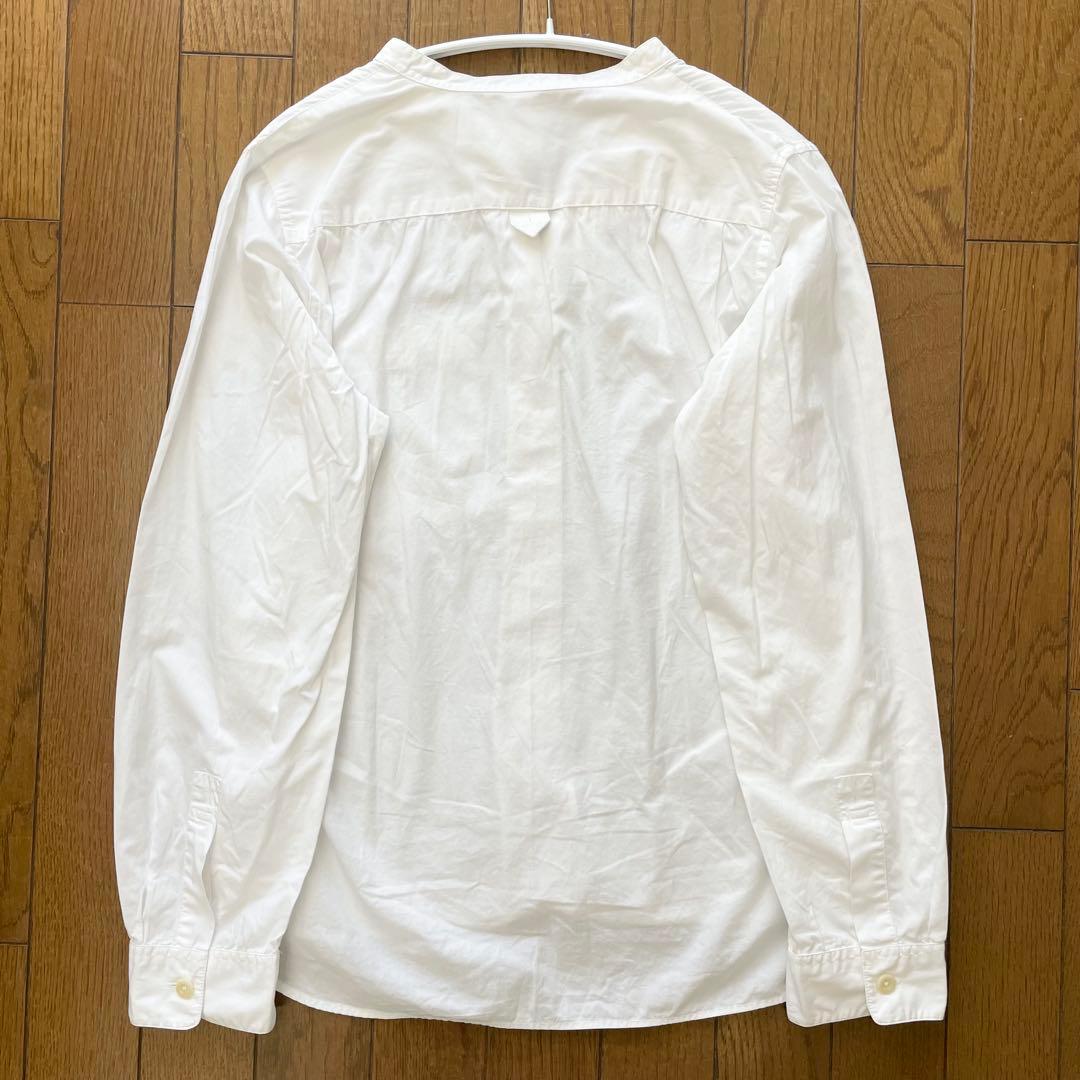 マーガレットハウエル　MHL. バンドカラーシャツ　ブラウス　ホワイト　サイズ2