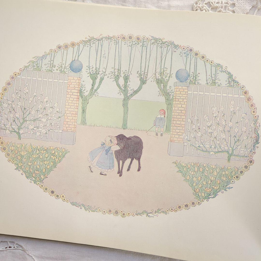 稀少1911アンティーク絵本 洋書古書 児童書 ヴィクトリアン