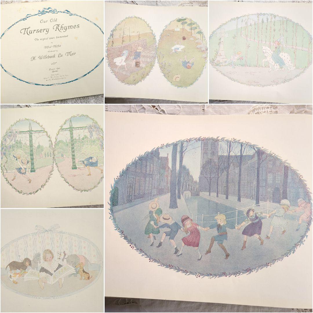 稀少1911アンティーク絵本 洋書古書 児童書 ヴィクトリアン