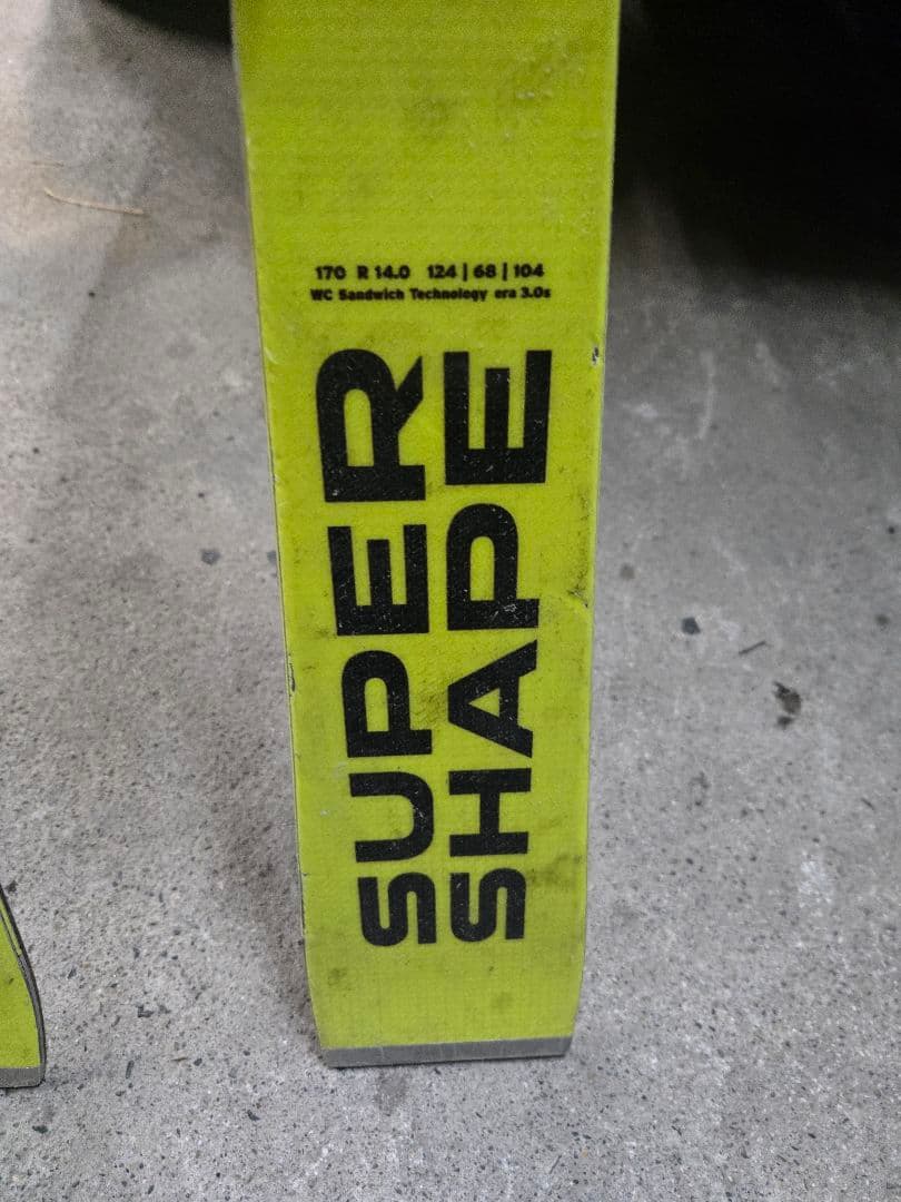 HEAD SUPERSHAPE 170cm チューンナップ済 ビン付