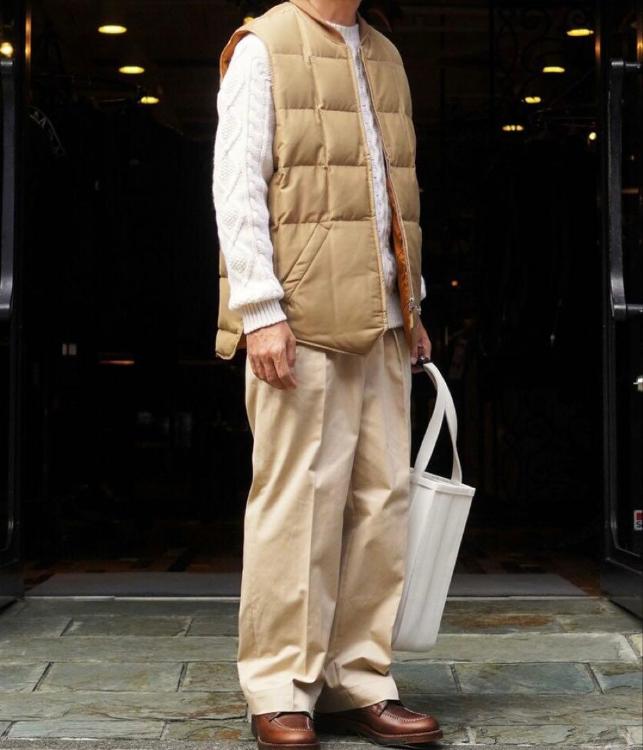 エディーバウアー ブラックタグ カナディアン　ダウンベスト シルク 黒 ovy