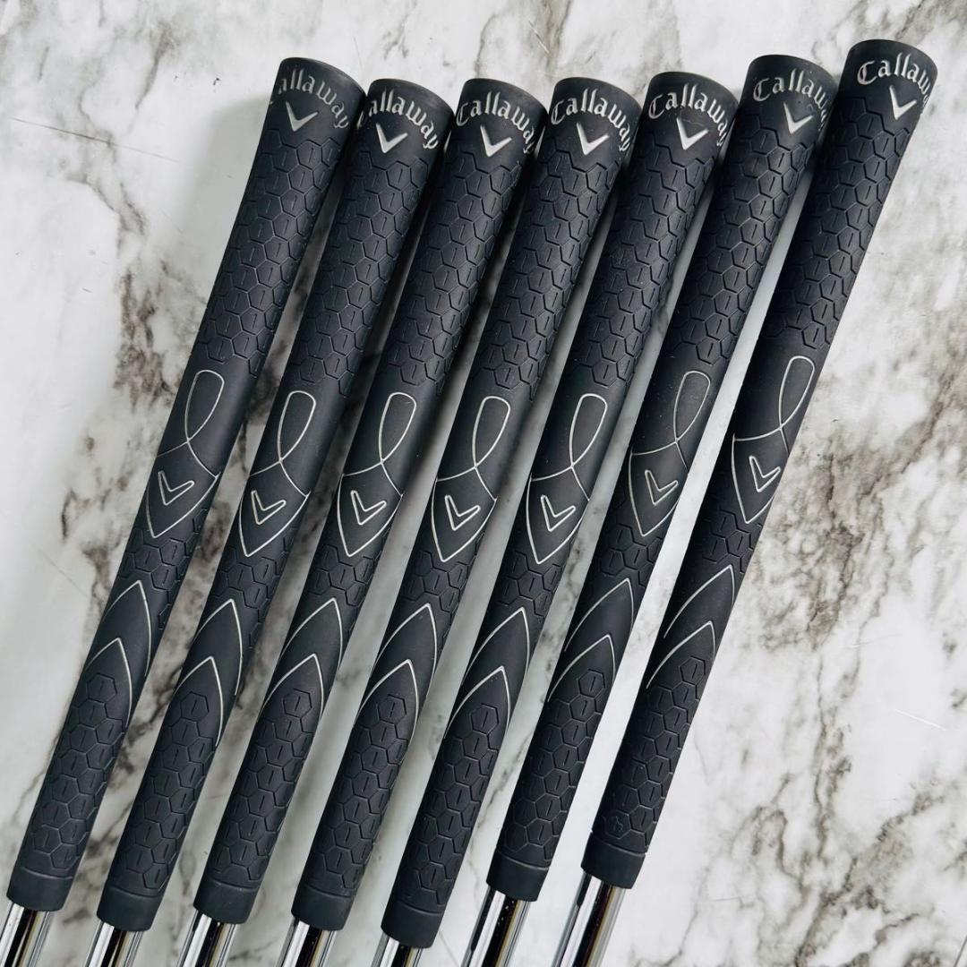 【良品】初級者 キャロウェイ XHOT メンズアイアンセット 7本 スチール S