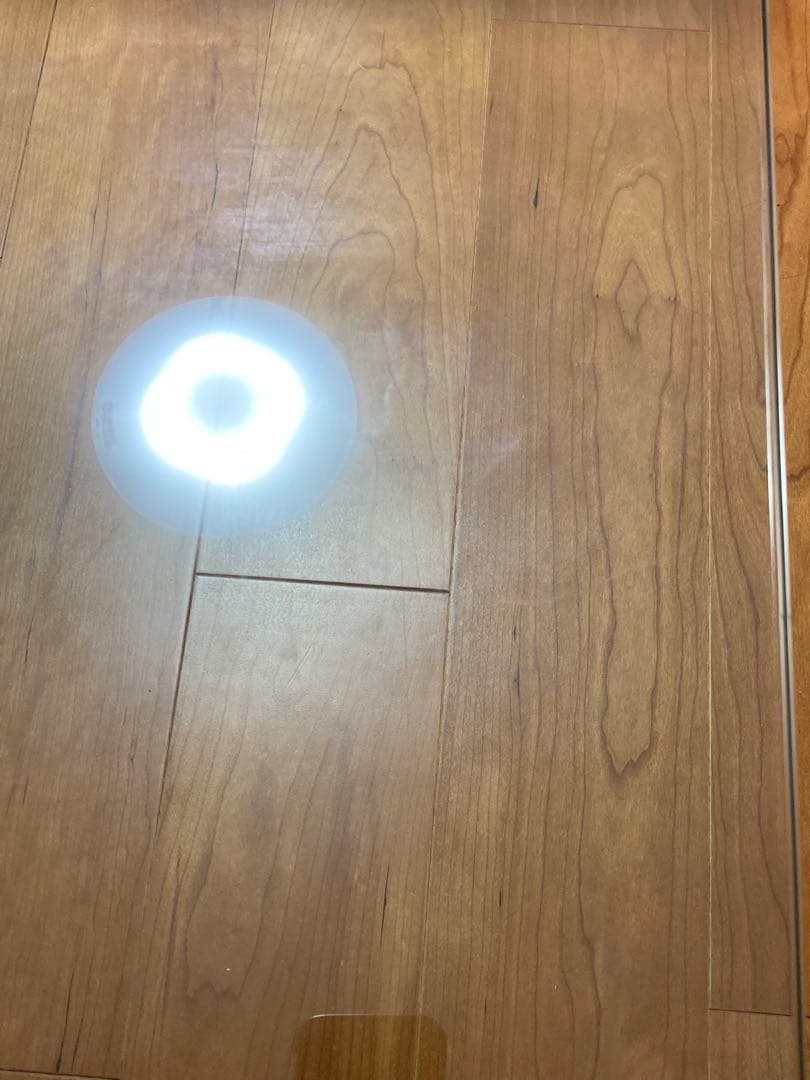 【訳あり/キズ3点】Francfranc廃盤品★ガラス製ロー テーブル120cm