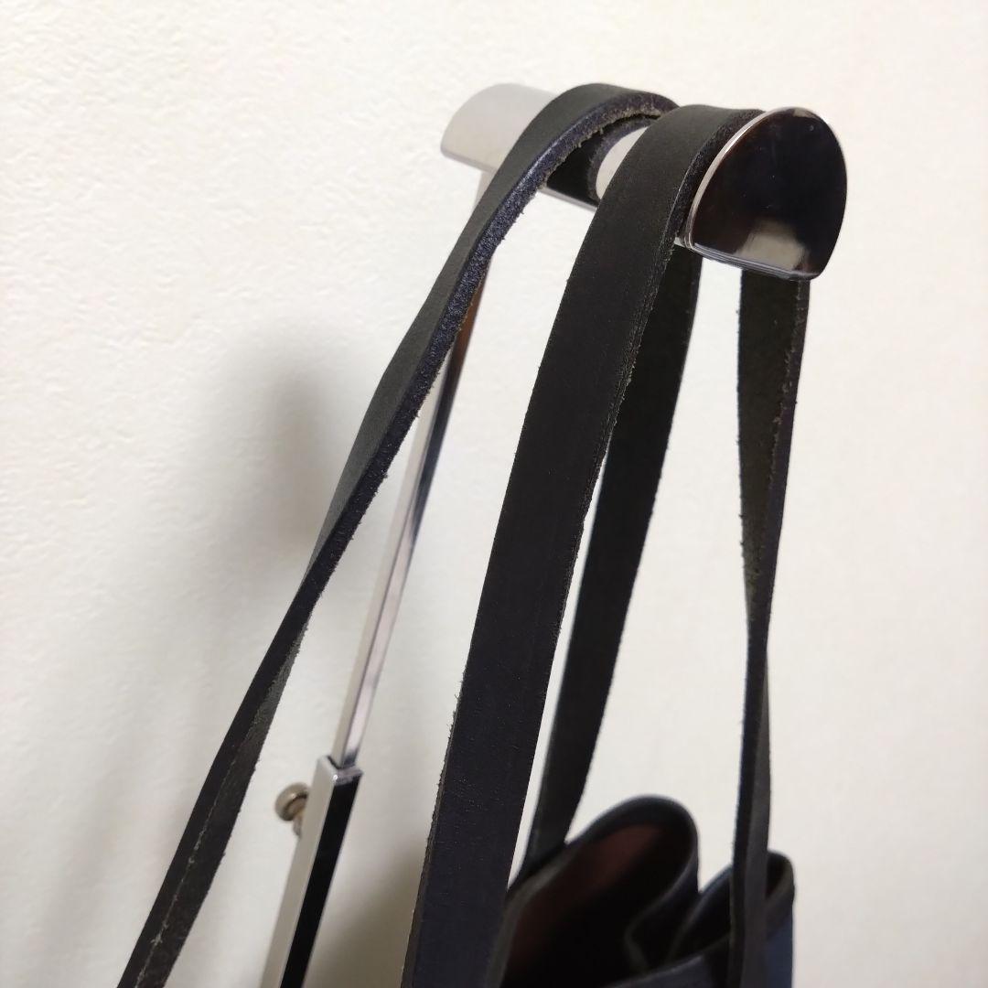 フェリージ トートバッグ 16-26 キャンバス レザー ブラック