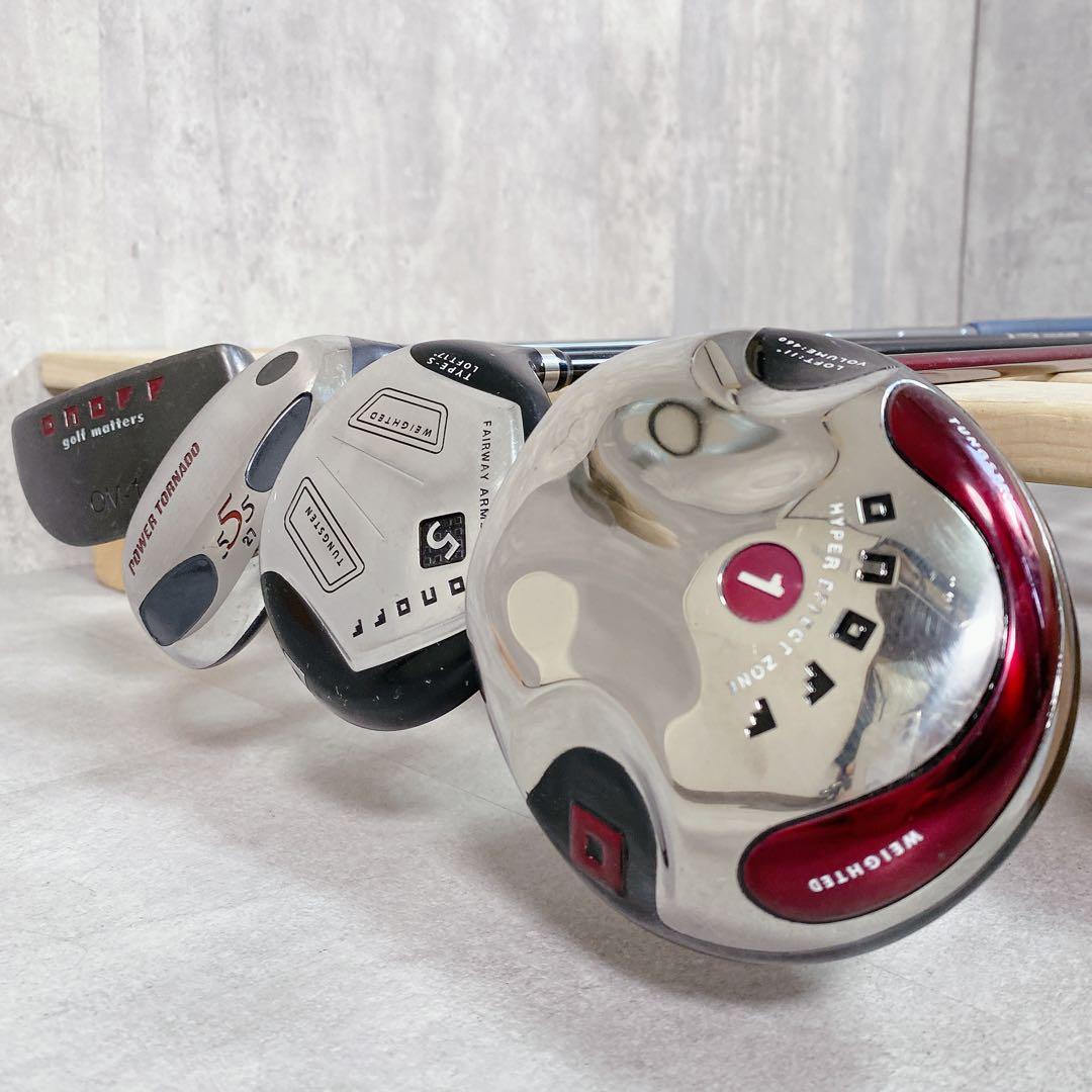 V840 オノフ キャスコ ゴルフクラブ メンズ フルセット 青 赤 かっこいい