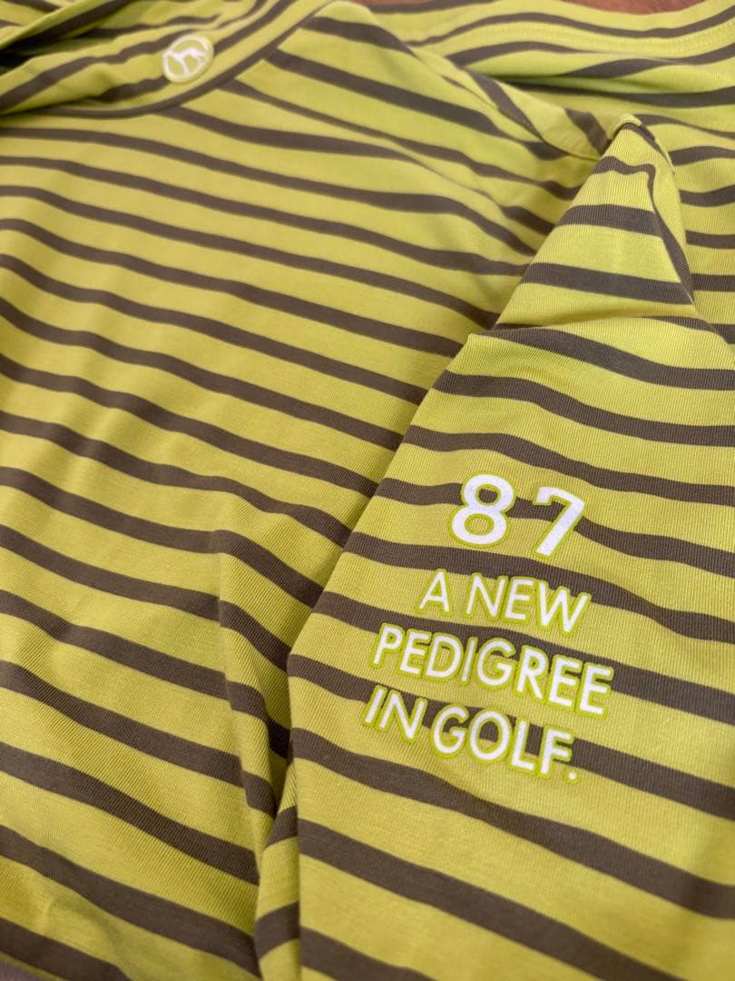 【新品タグ付】アダバット ハイネック 長袖インナーシャツ ボーダー 3L