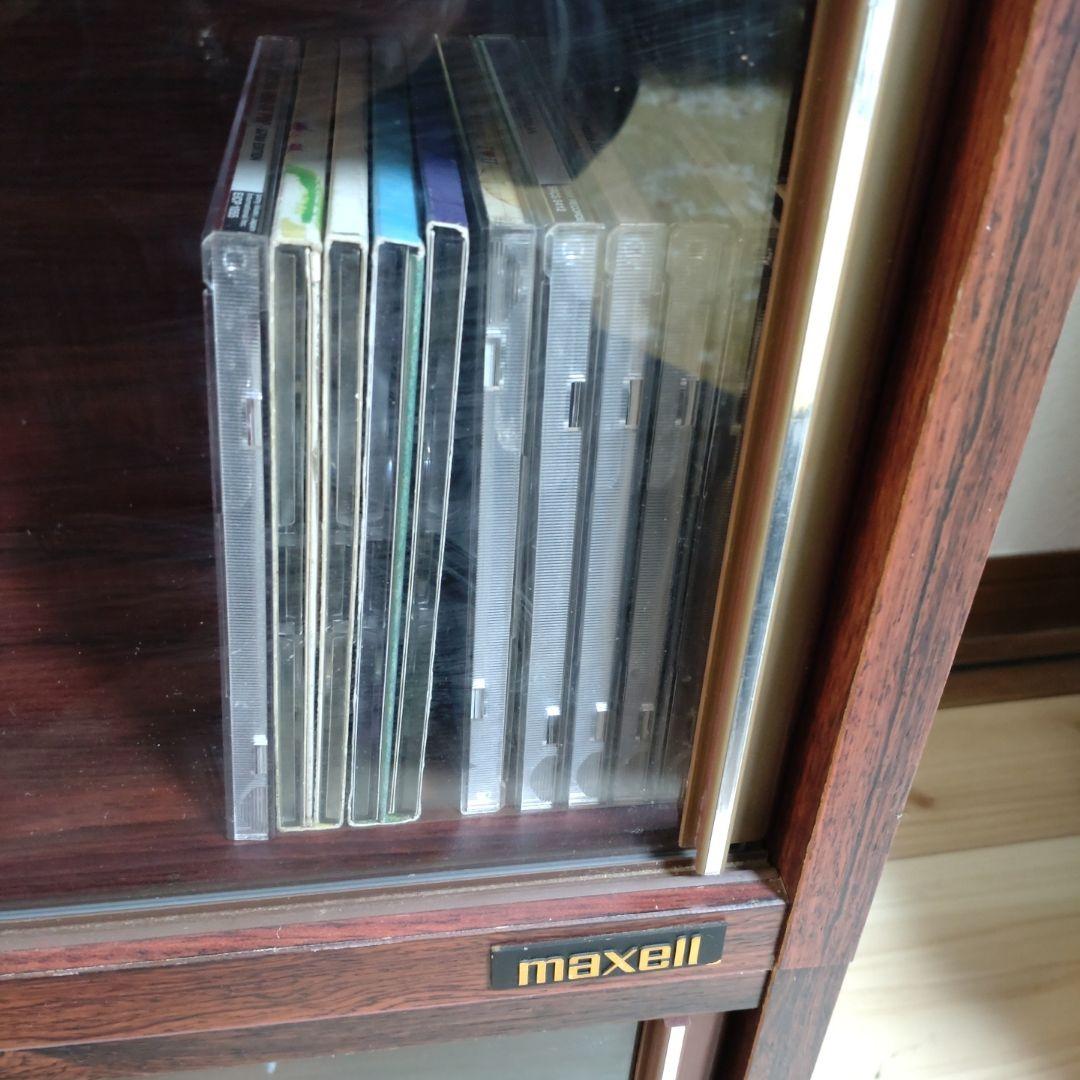 【希少・当時】maxell マクセル ビデオテープラック 3段セット 昭和レトロ