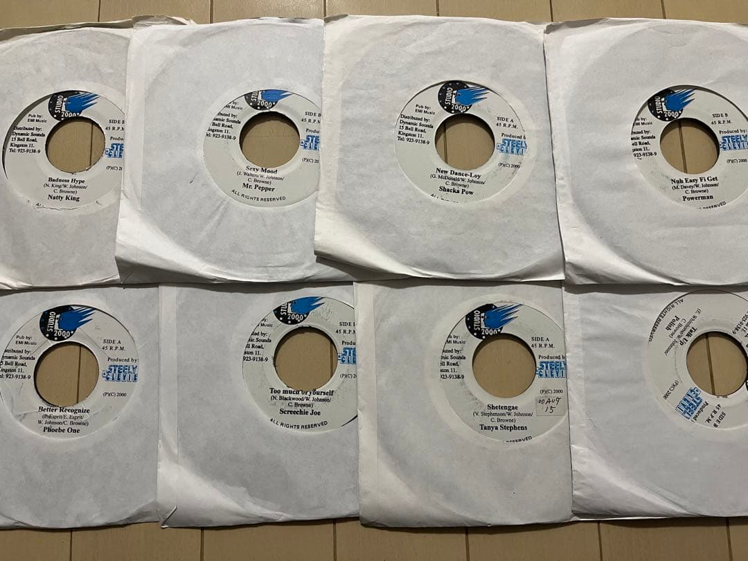 Bad weather Riddim 8枚セット　レゲエ　レコード　80