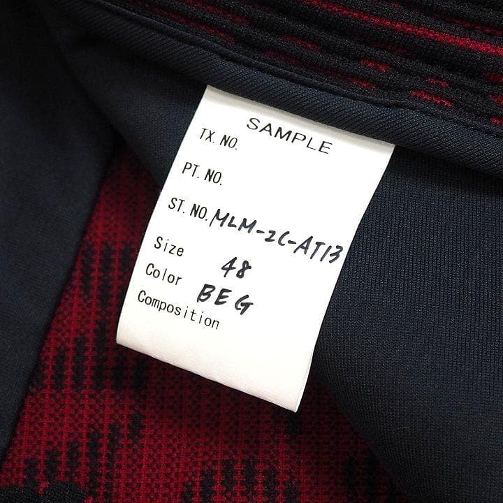 新品サンプル MARK & LONA マーク＆ロナ 総柄ゴルフパンツ 48