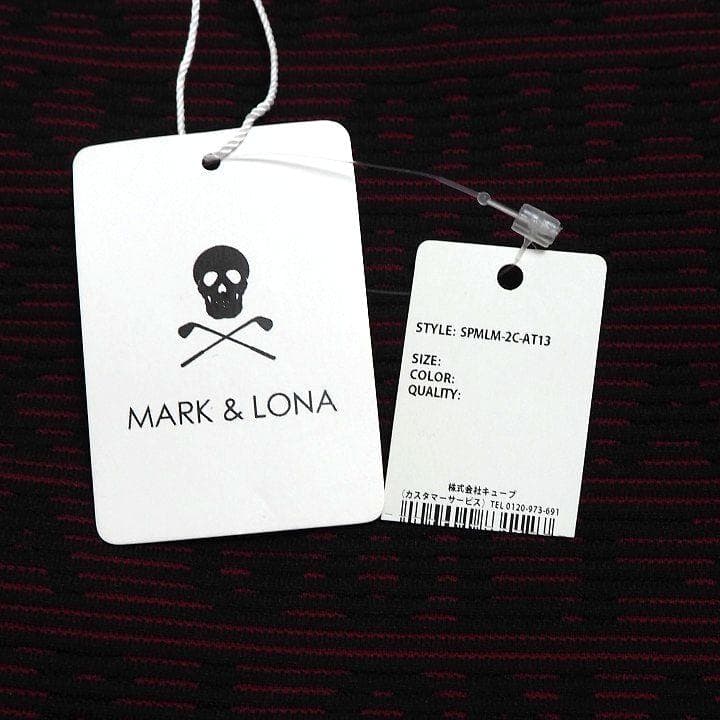 新品サンプル MARK & LONA マーク＆ロナ 総柄ゴルフパンツ 48