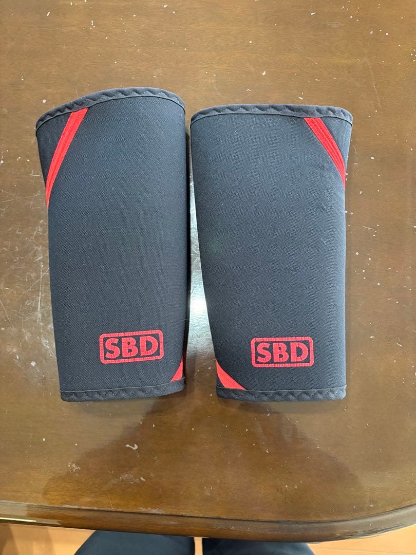 SBD ウェイトトレーニングサポーター Mサイズ ブラック/レッド
