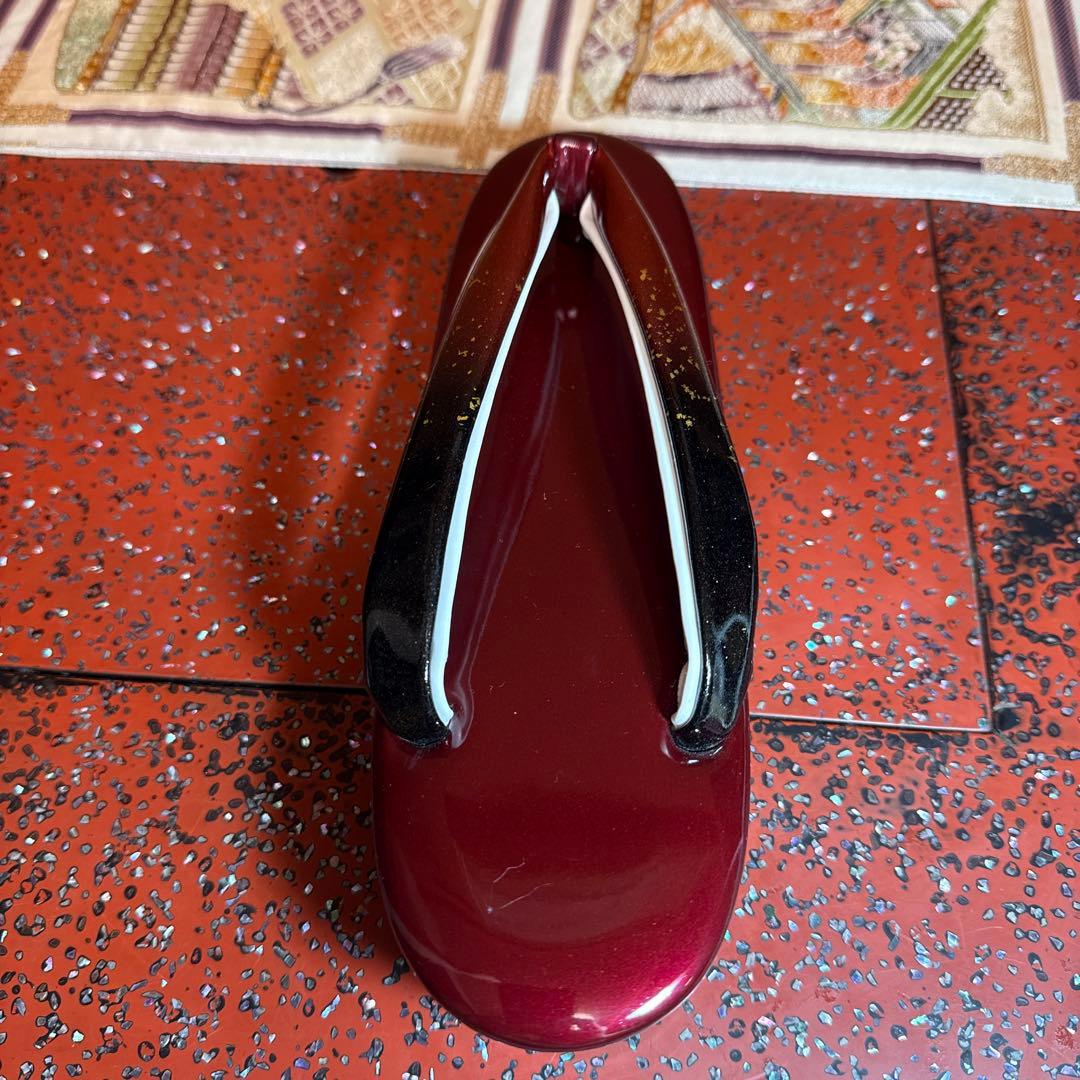 花柄デザイン 和装用バッグと草履のセット