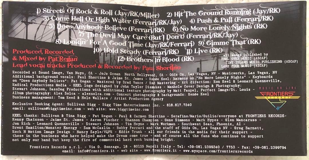 Keel / キール / Streets Of Rock & Roll /'10