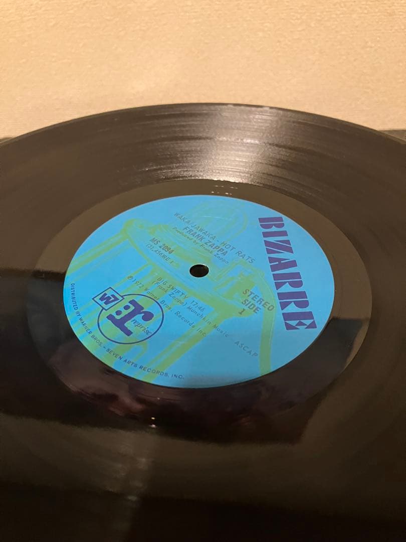 USオリジ青ラベルFrank Zappa Waka/Jawaka