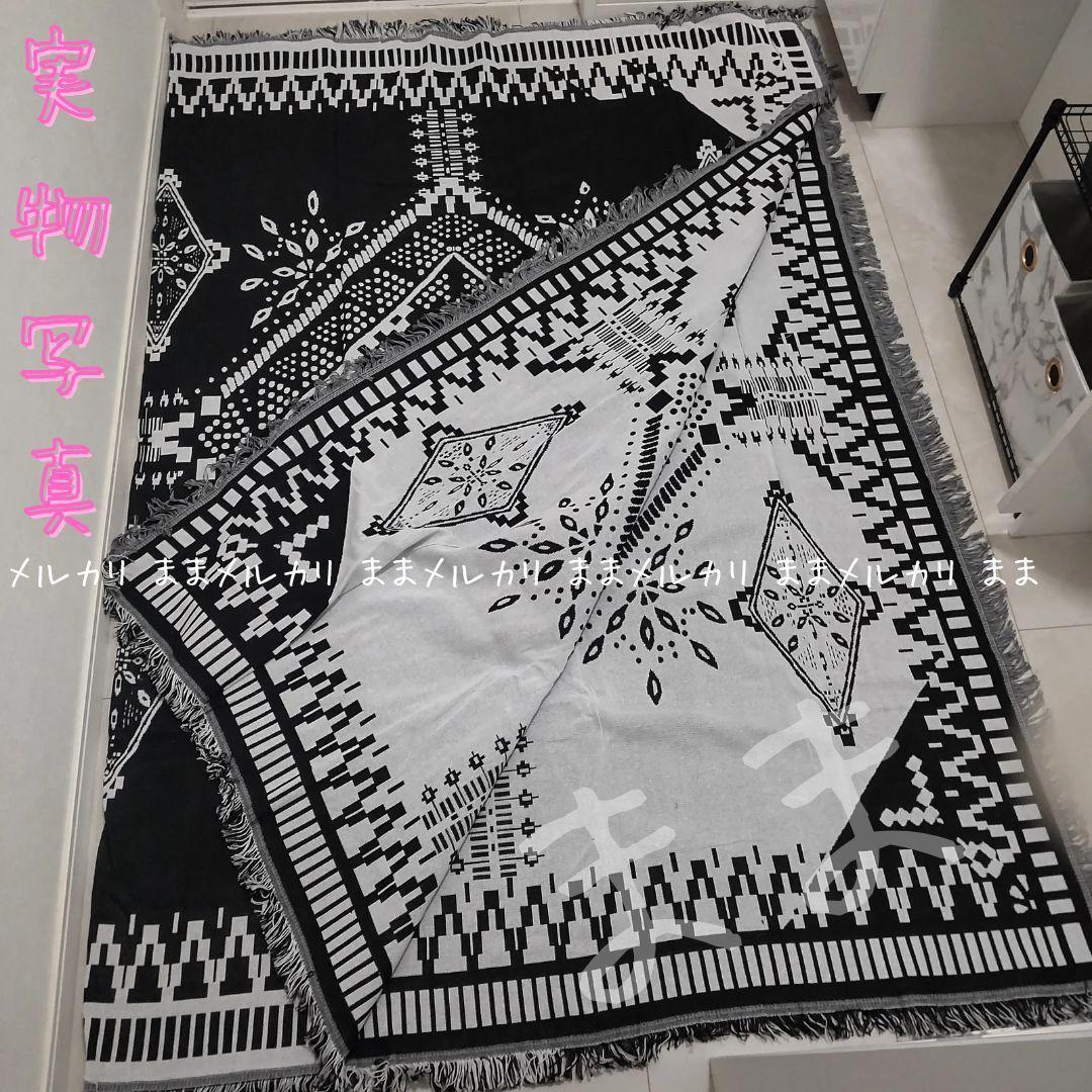 【超特大】ブランケット　ラグ　キャンプ　テント用　車中泊　ピクニックマット