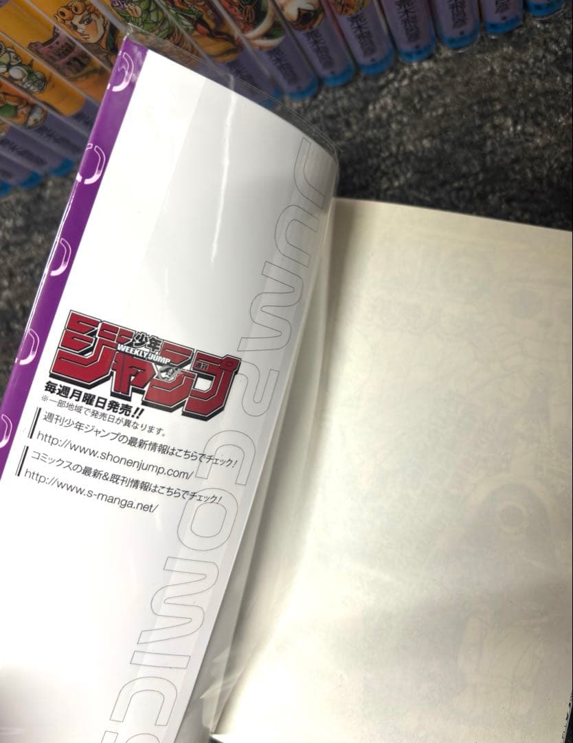 【超美品】ジョジョの奇妙な冒険 1〜63巻 全巻セット｜購入時フィルムカバー付き