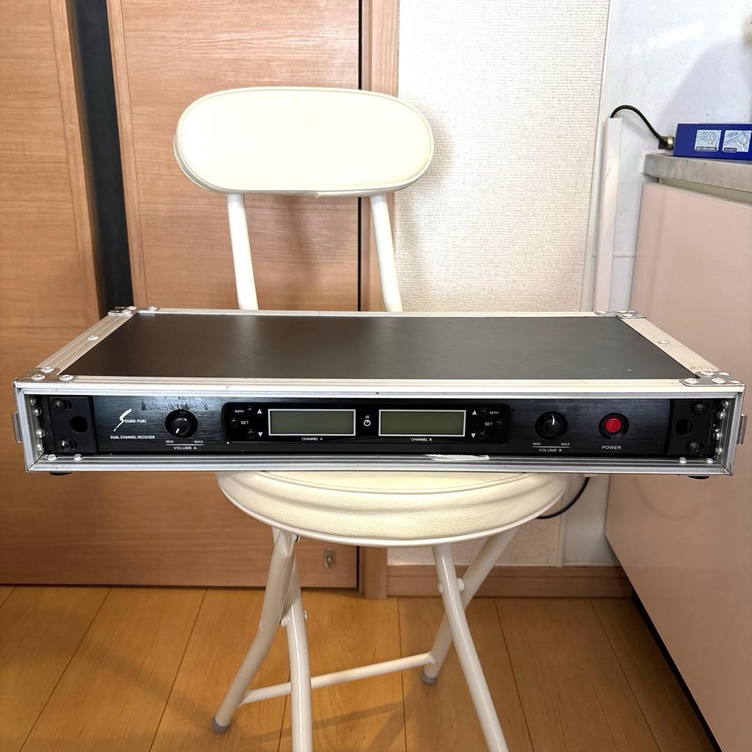 ワイヤレスマイク sound pure サウンドピュア 8011ラックケース1U