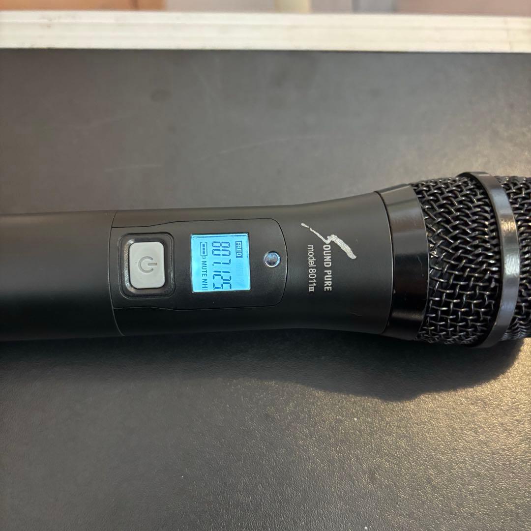 ワイヤレスマイク sound pure サウンドピュア 8011ラックケース1U