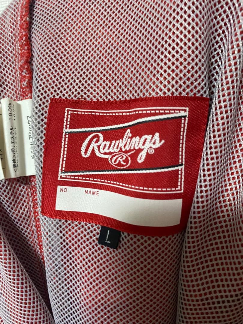 Rawlingsローリングス 野球 アシックスハーフジップ 上下セットアップ L