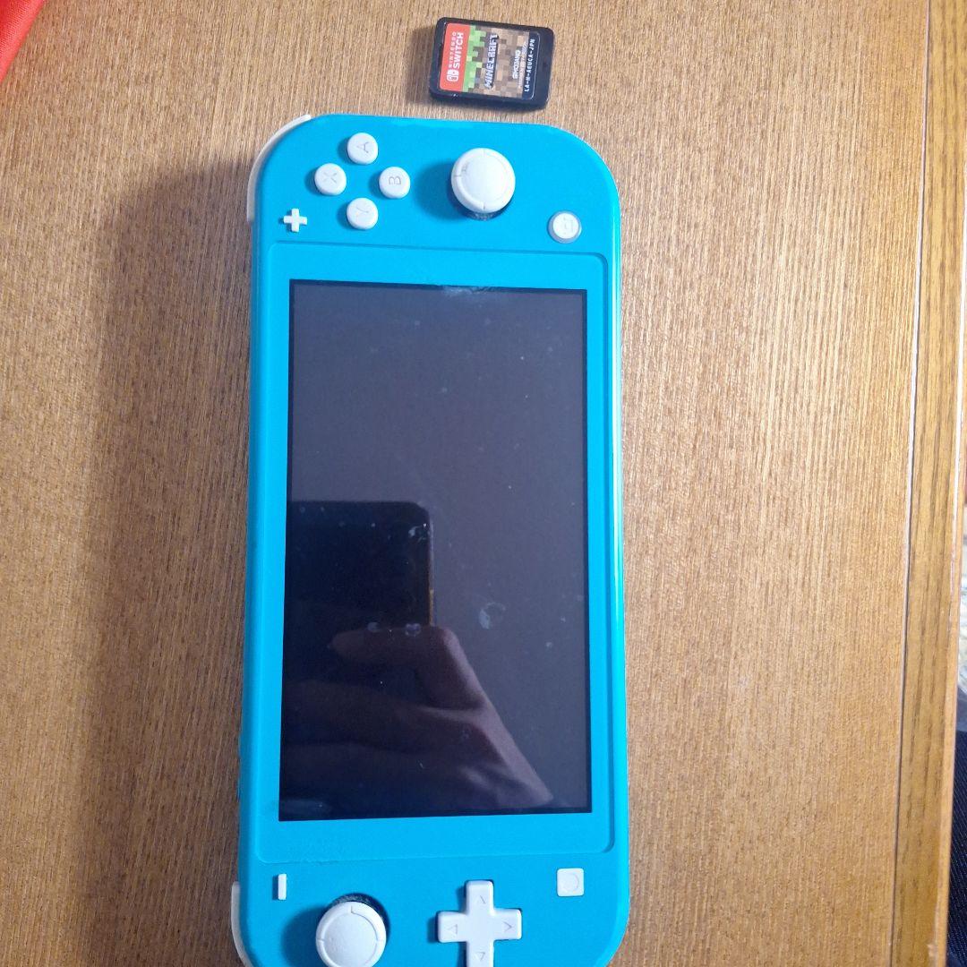 Nintendo Switch Lite ターコイズ Minecraftカセット