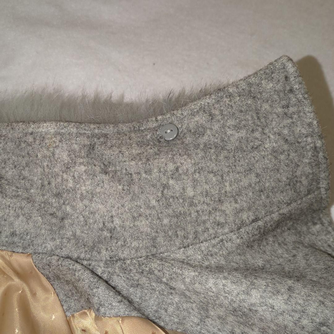 RUIRUE BOUTIQUE　ルイルエブティック ケープコートFOXファ大き目