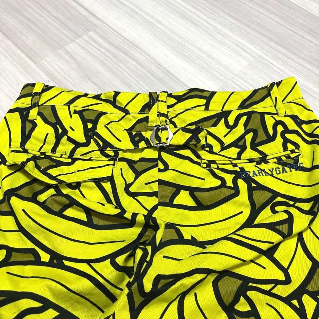 ★PEARLY GATES★ゴルフウェア　パンツ　メンズ　6(LL) バナナ柄