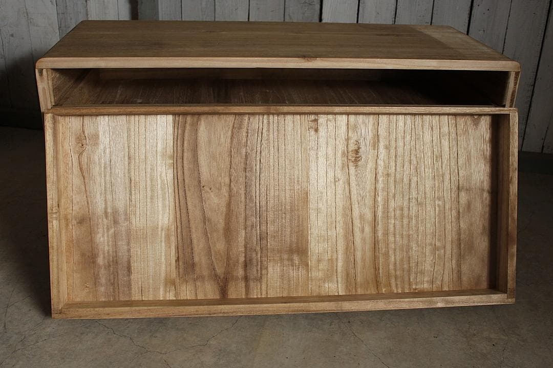 user_cf0de158　古い木製の引き出し3段　チェスト　タンス