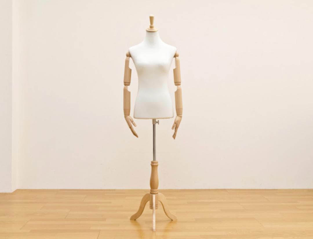 【送料無料】アーム付き トルソー マネキン 女性