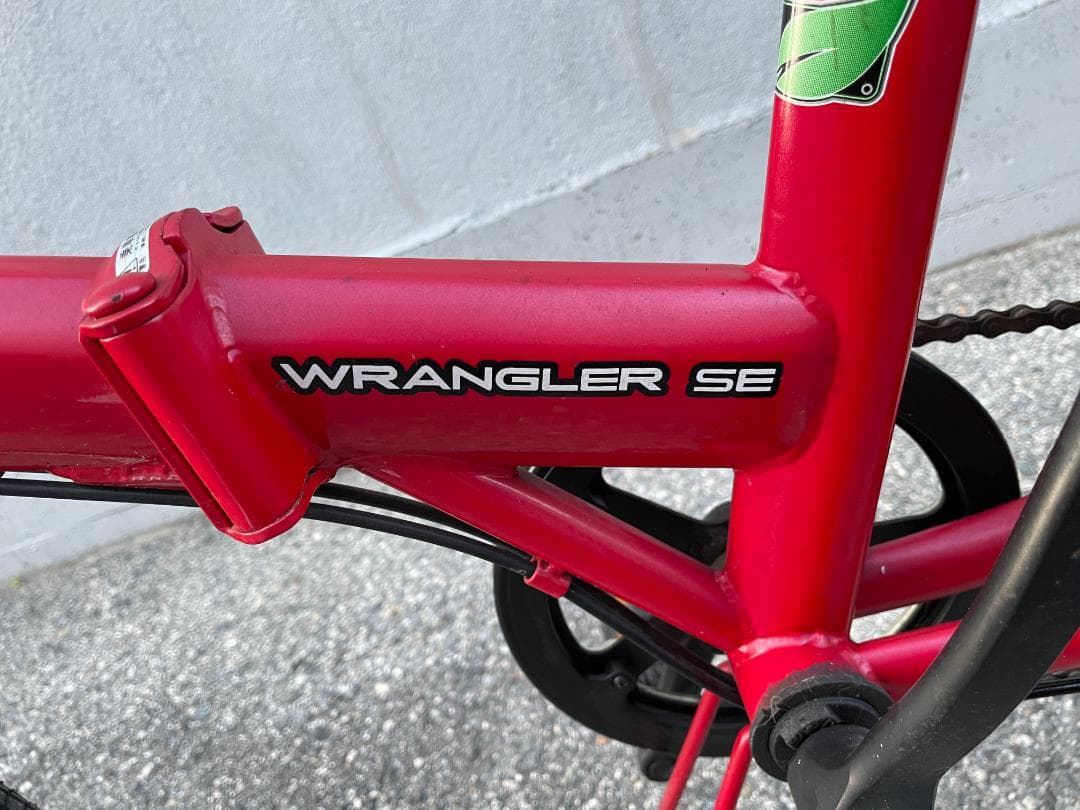 ★動作〇★ 折り畳み 自転車 Jeep WRANGLER SE 赤 チャリ
