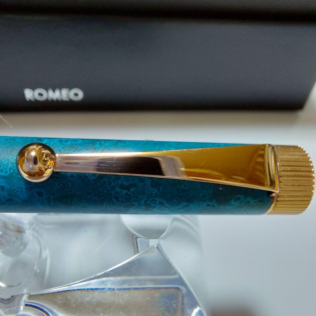 ほぼ新品！ ロメオNo.3 斑紋ガス青銅色ボールペン 限定品 romeo 伊東屋